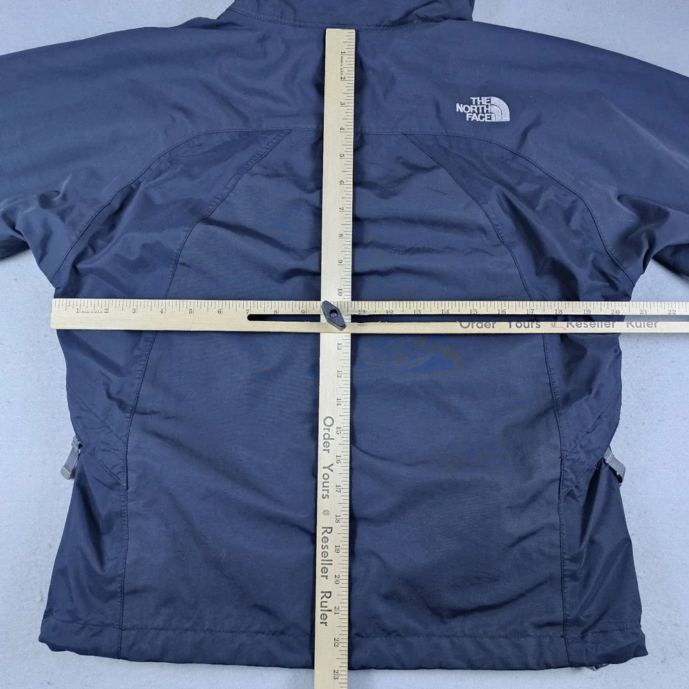 Vintage The North Face Hyvent Jacket Womens Small Black Full Zip Gorpcore Hiking